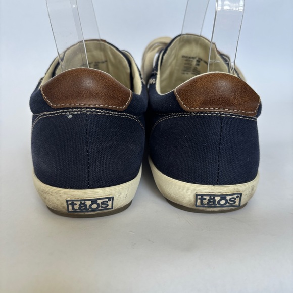 Taos womens Star Burst Blue Canvas Sneakers lace up casual round toe size 10 - Picture 5 of 9